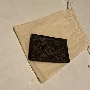 Lv Card Holder Authentic